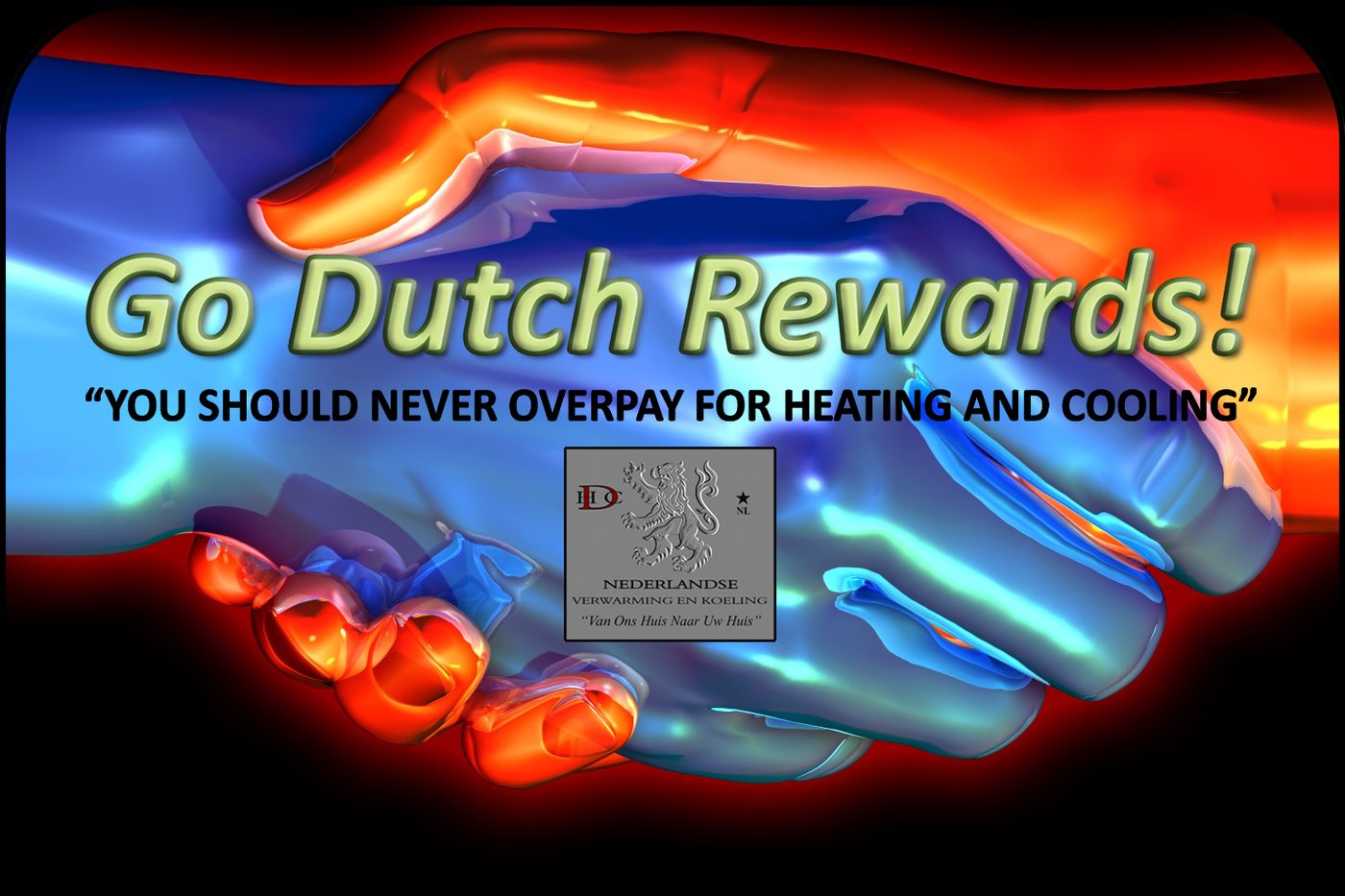 Go Dutch Rewards card — Heat Pump design